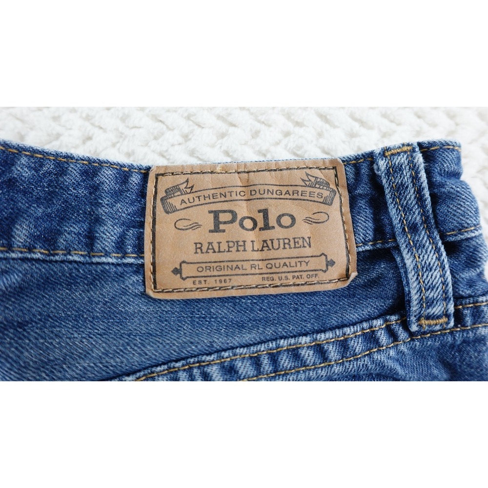 Vintage Polo Ralph Lauren Jeans Size 16 Denim 90's - Picture 7 of 13